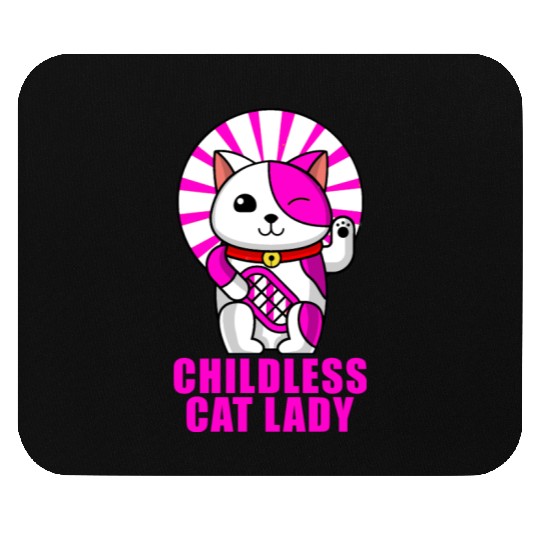 Childless Cat Lady Mouse Pads