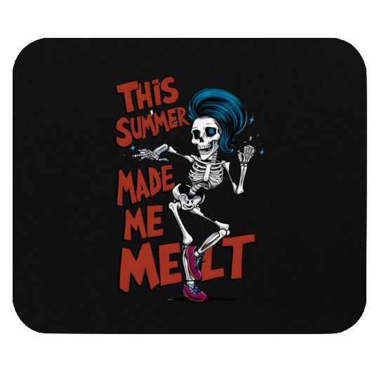 Summer Melt Skeleton Mouse Pads