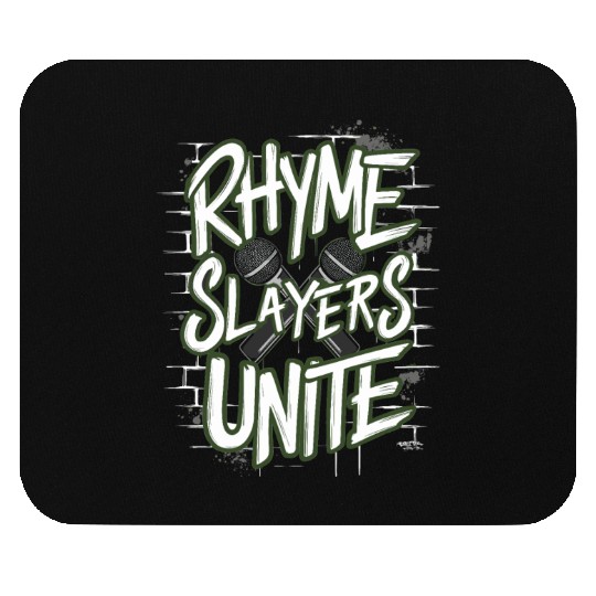Epic Lyrical Battle of the Titans: Hip Hop Rap Mouse Pads