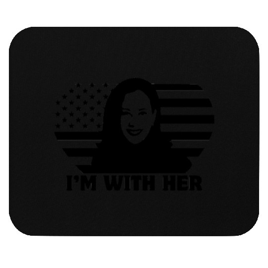 I m With Her 2024 President Kamala Harris Mouse Pads