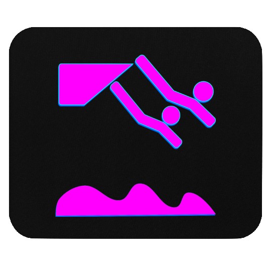 HIGH DIVING WATER SPORTS Mouse Pads