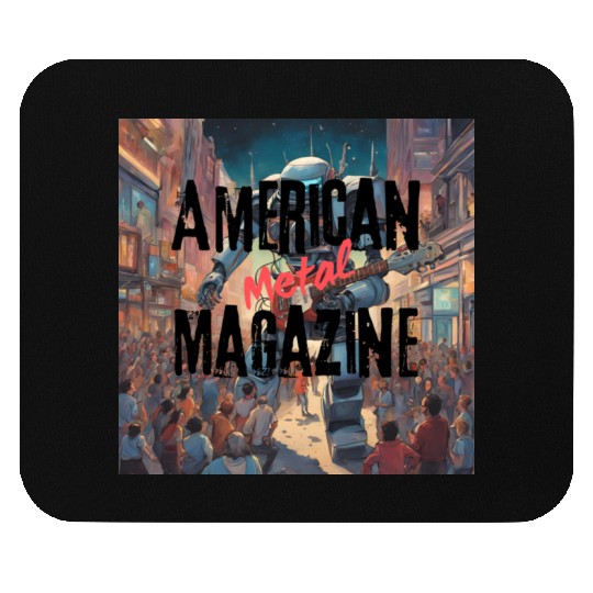 American Metal Magazine Robot Mouse Pads