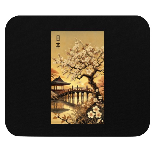 Japan church flowers Tokyo design Mouse Pads