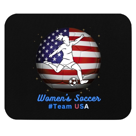 Women's Soccer #Team USA - watch women's sports Mouse Pads