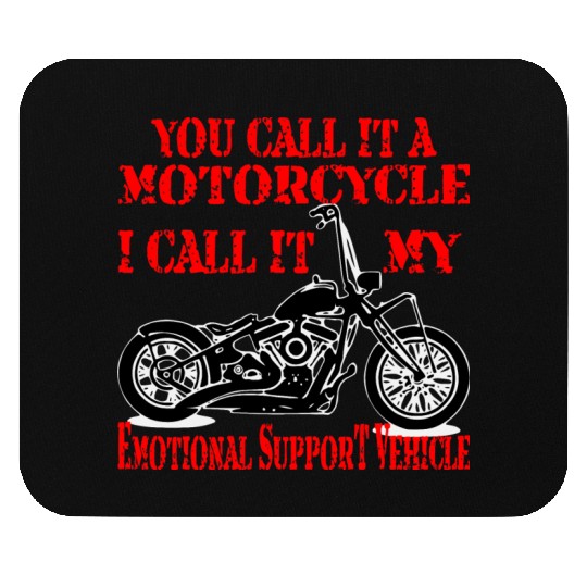 Emotional Support Motorcycle LIKE US ON FACEBOOK Mouse Pads