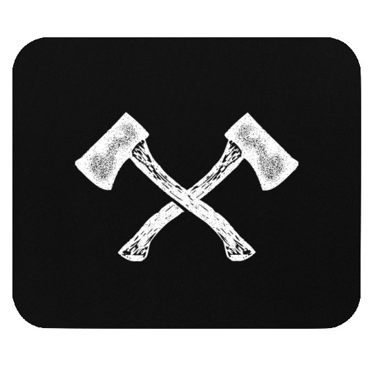 Axe Thin Red Line US Flag Cool Firefighter USA Mouse Pads