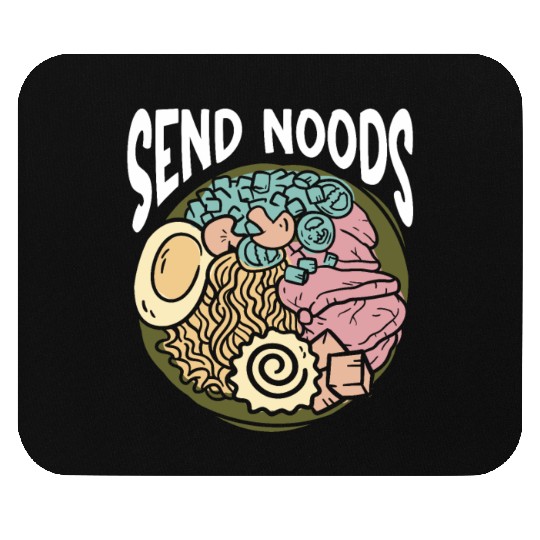 Send Noods Funny Japanese Ramen Noodle Mouse Pads