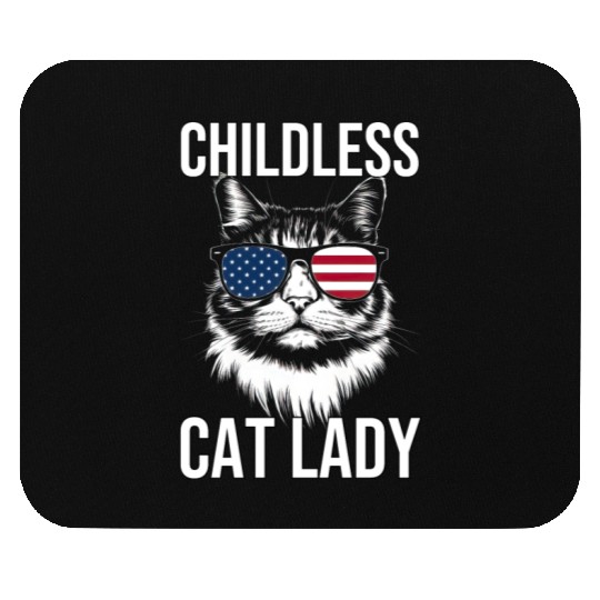 Childless Cat Lady Mouse Pads
