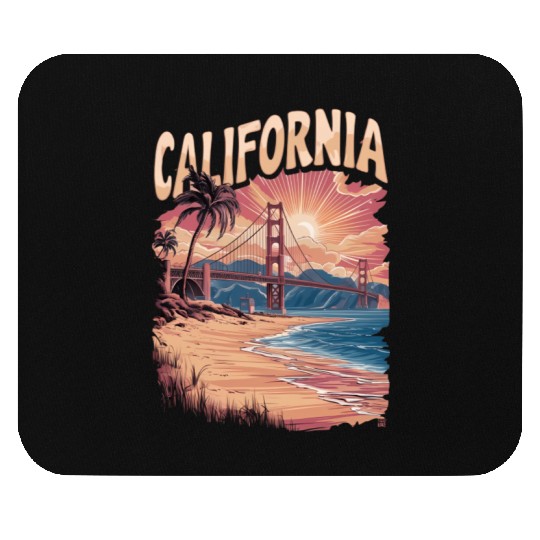 CALIFORNIA GOLDEN GATE BRIDGE BAY AREA Mouse Pads