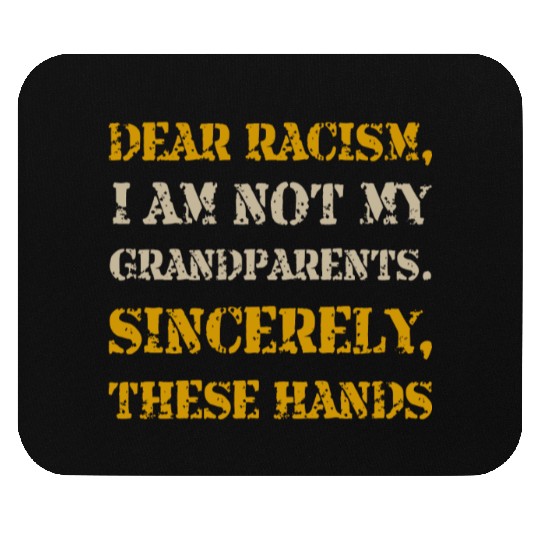 African American Inspired Design for Black Mouse Pads