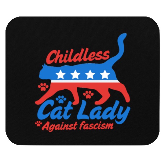 Childless cat Lady 2024 election campaign Mouse Pads