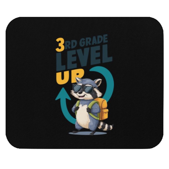 3RD Grade Level Up Back To School Design Mouse Pads