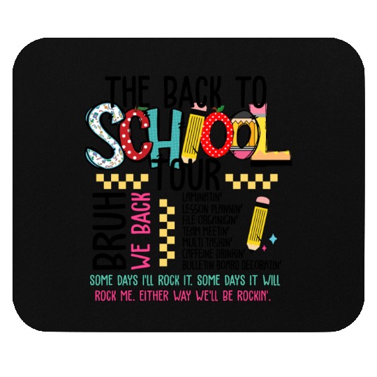 Back to School Teacher Tour Mouse Pads