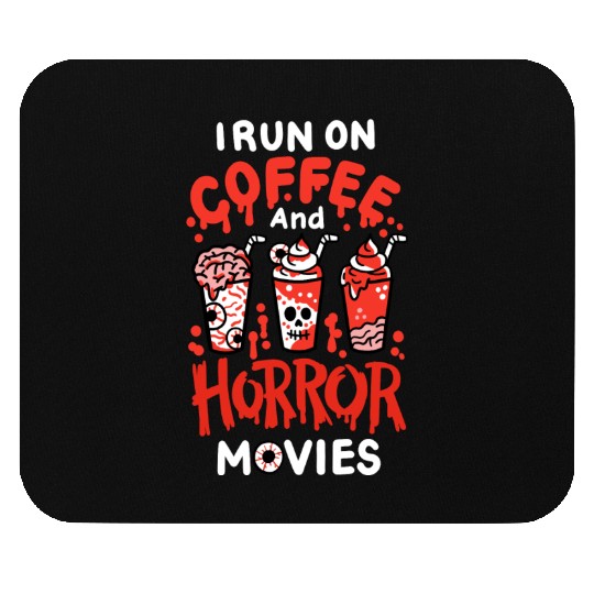 Horror Movie and Coffee Mouse Pads