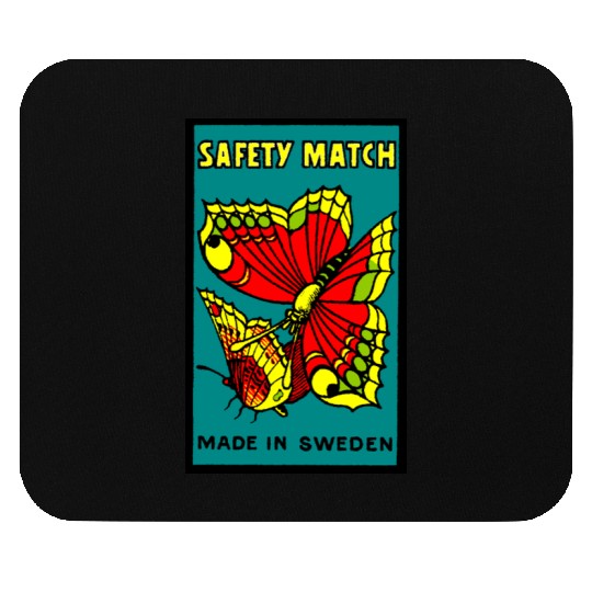 Swedish Safety Matches Butterflies Mouse Pads