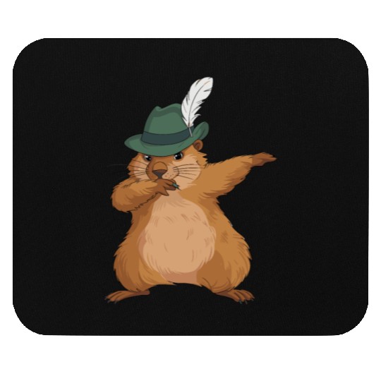 Groundhog Marmot for a Marmot lover groundhog fan Mouse Pads