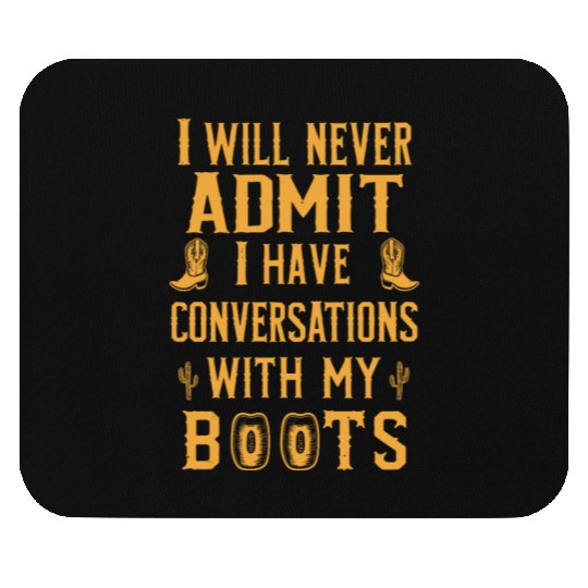 Cowboy Lifestyle Western Theme with Horses and Mouse Pads