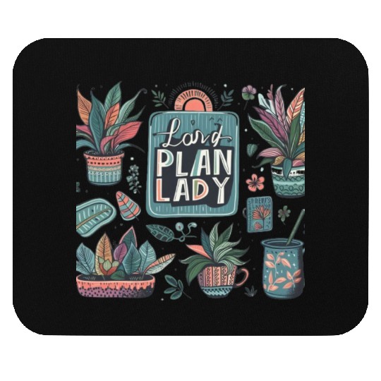 plan lady Mouse Pads