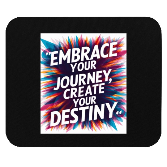 Embrace Your Journey, Create Your Destiny Mouse Pads