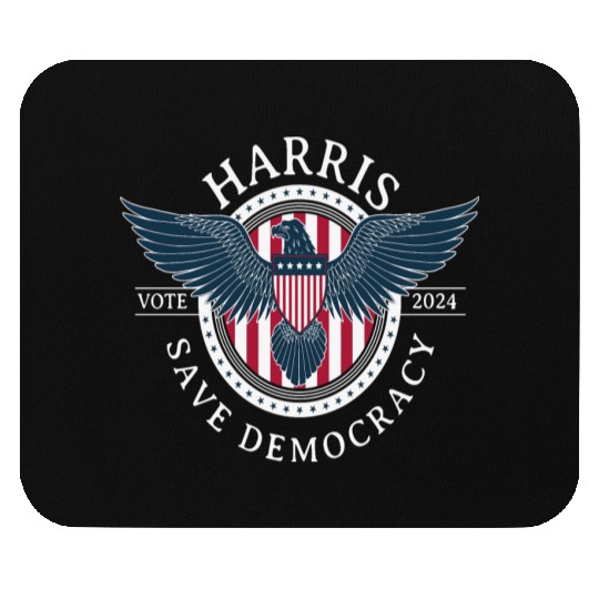 Kamala Harris Save Democracy Vote 2024 Mouse Pads