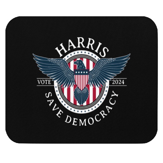Kamala Harris Save Democracy Vote 2024 Mouse Pads