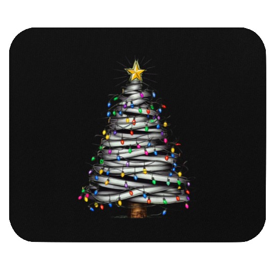 Christmas Light Tree Holiday Mouse Pads
