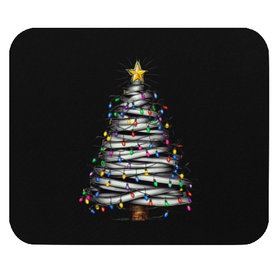 Christmas Light Tree Holiday Mouse Pads
