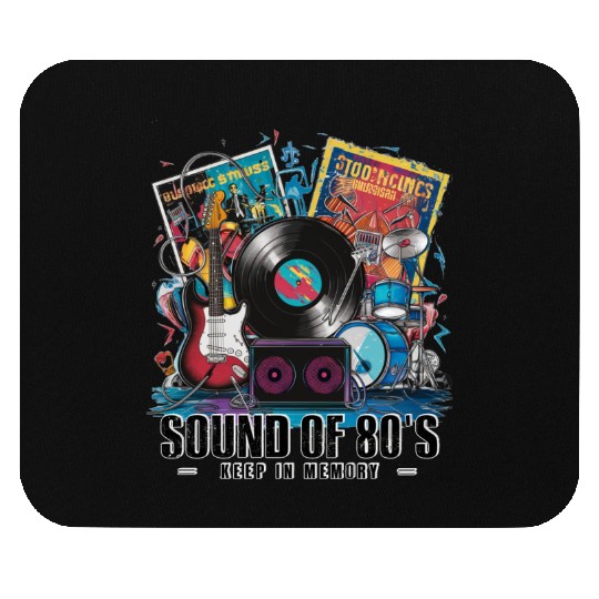Sound of 80s keep in memory Mouse Pads