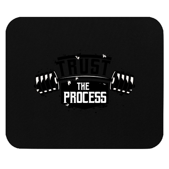Trust The Process Motivational Quote Gym Mouse Pads