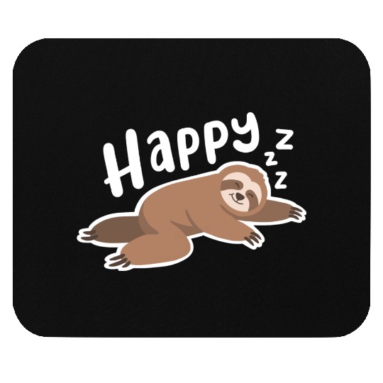 Sleeping Sloth Sleep Nap Mouse Pads