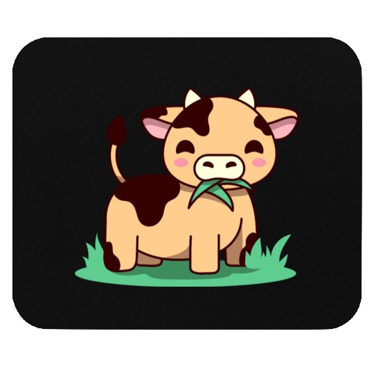 Cute Kawaii Cow Farm Animals Lover Design Mouse Pads