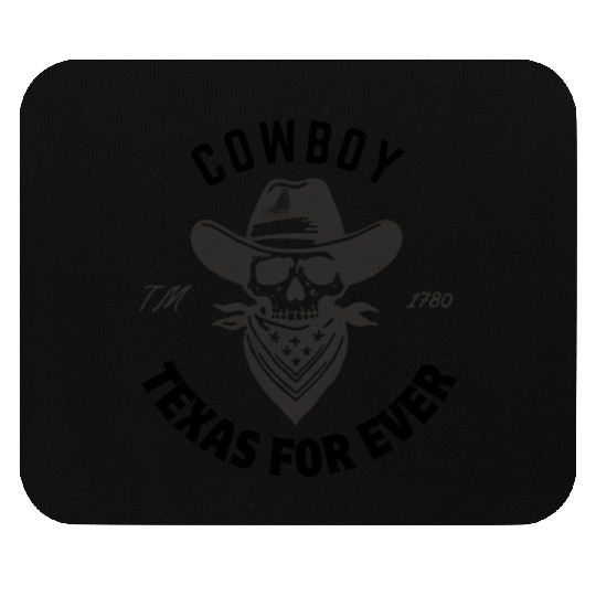 cowboy texas for ever Premium Mouse Pads