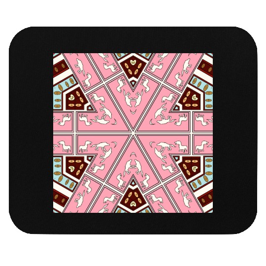 eyes on nature mandala Mouse Pads