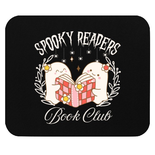 Spooky Readers Book Club -Halloween season Mouse Pads