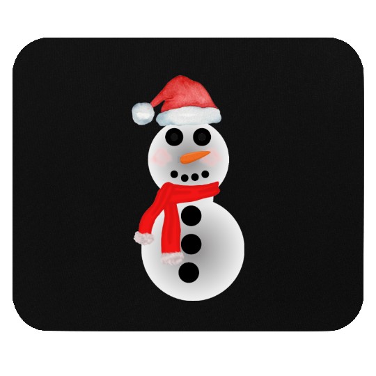 Cute Snowman Mouse Pads