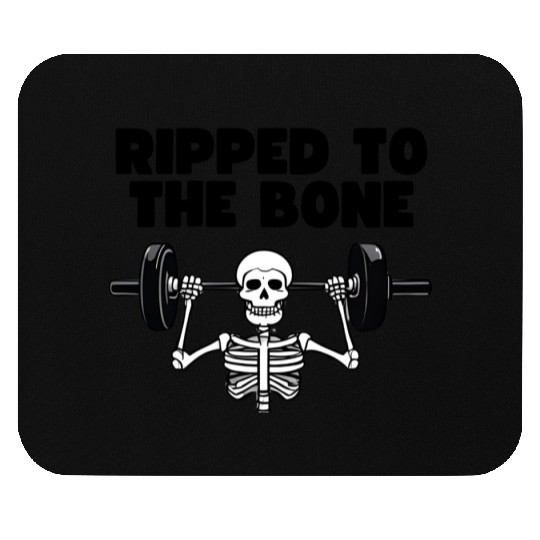 Ripped to the Bone Mouse Pads