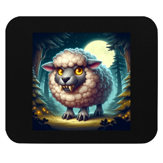 The sheep-wolf Mouse Pads