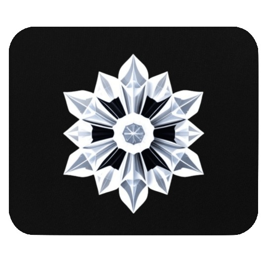 Ice Crystal Mouse Pads