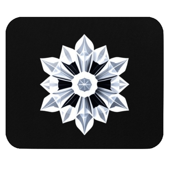 Ice Crystal Mouse Pads