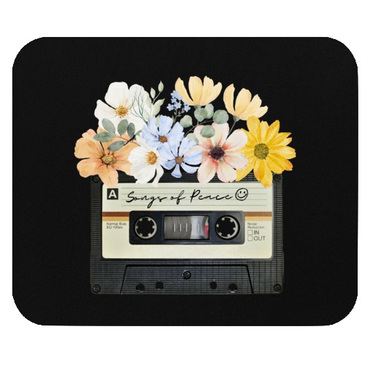 Songs of peace cassette tape Mouse Pads