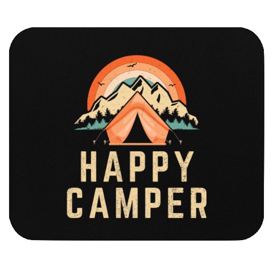 Happy Camper - Camping Lover Mouse Pads