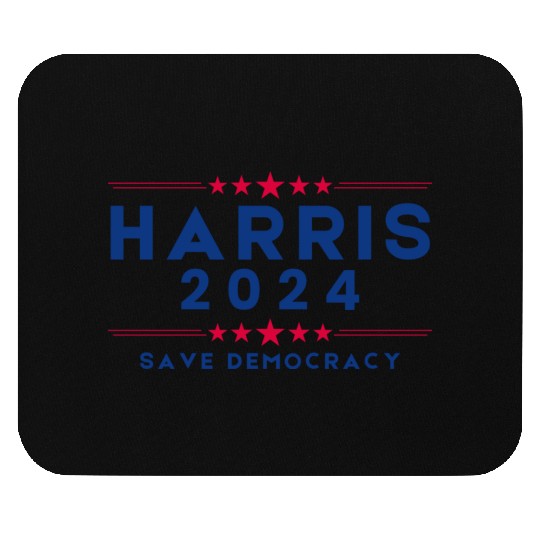 Harris For President 2024 Save democracy Mouse Pads