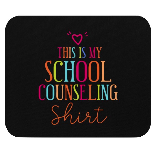 School Counselor This Is My School Mouse Pads