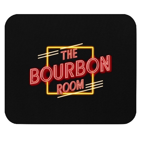 Vintage The Bourbon Room Bar and Music Venue Mouse Pads