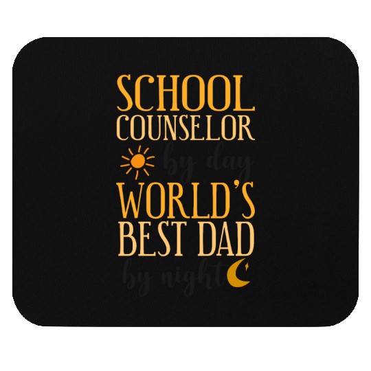 School Counselor Dad School Mouse Pads