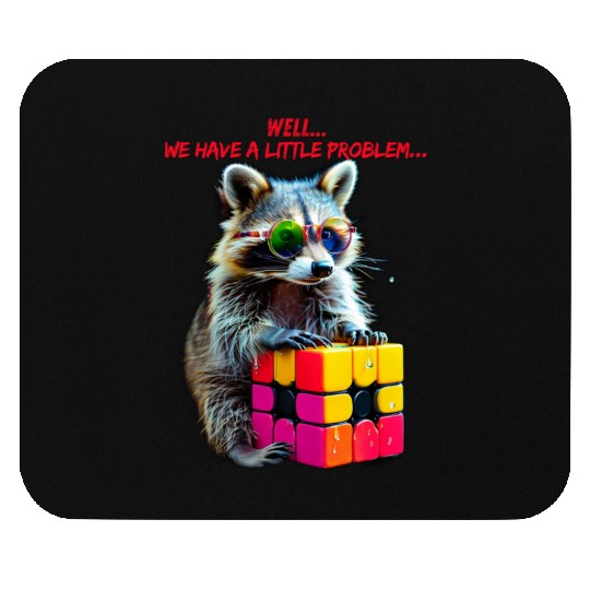 Rubik's Cube and Raccoon Mouse Pads a small problem
