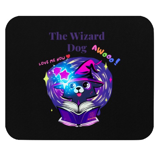 The Wizard Dog Mouse Pads