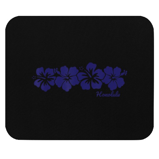 Honolulu Hawaii Hibiscus Flower Vacation Souvenir Mouse Pads