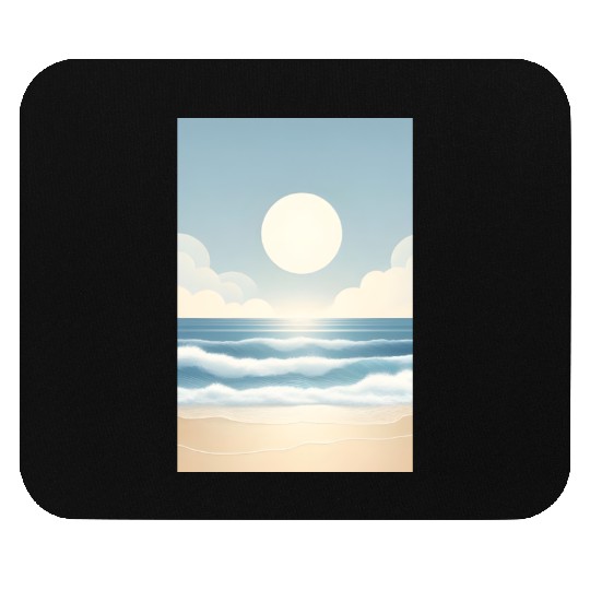 Refreshing sea view Mouse Pads