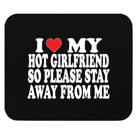 I Love My Boyfriend Mouse Pads | Cute Romantic Mouse Pads